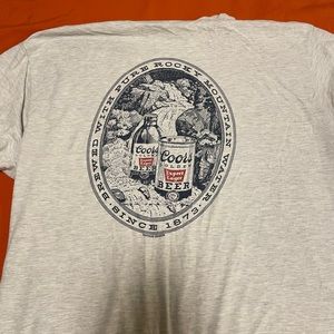 Coors beer tshirt